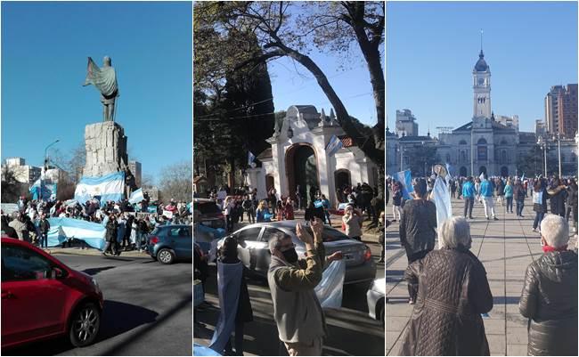 #17A Banderazo y caravanas de protesta en Provincia de Buenos Aires y el país