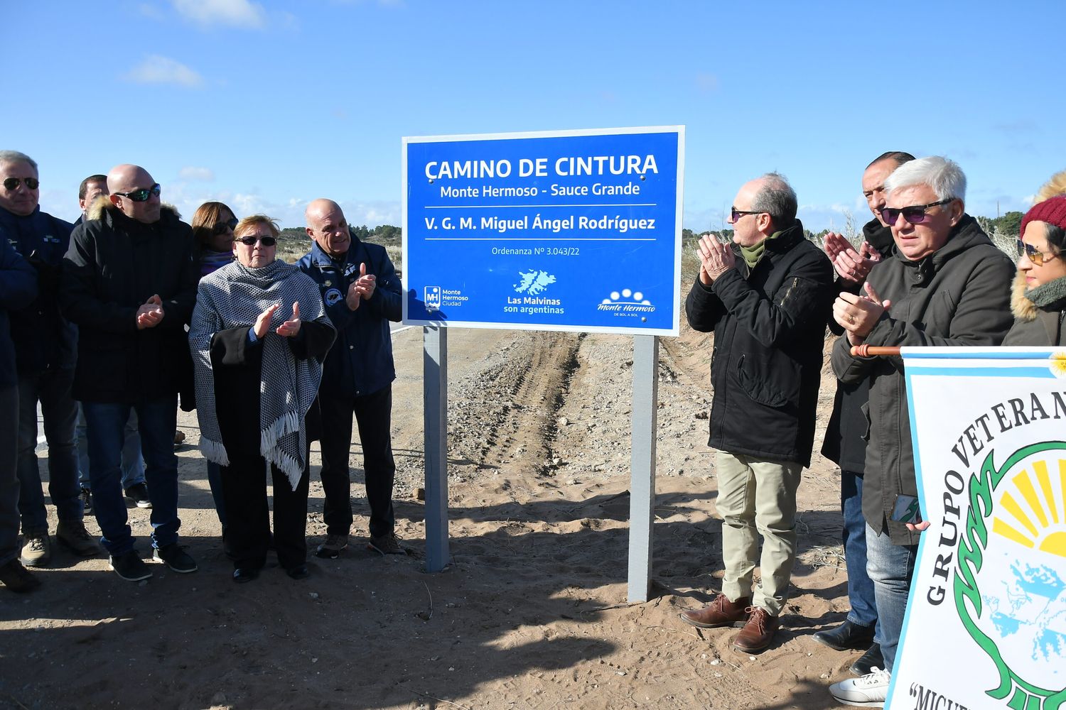 Monte Hermoso: se inauguró el camino de cintura para conectar la ciudad con Sauce Grande
