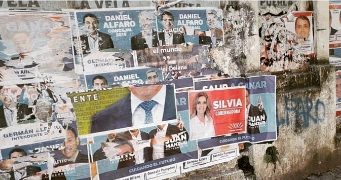 Intendente Reynoso propone "campaña limpia" sin afiches ni pintadas en Rivadavia