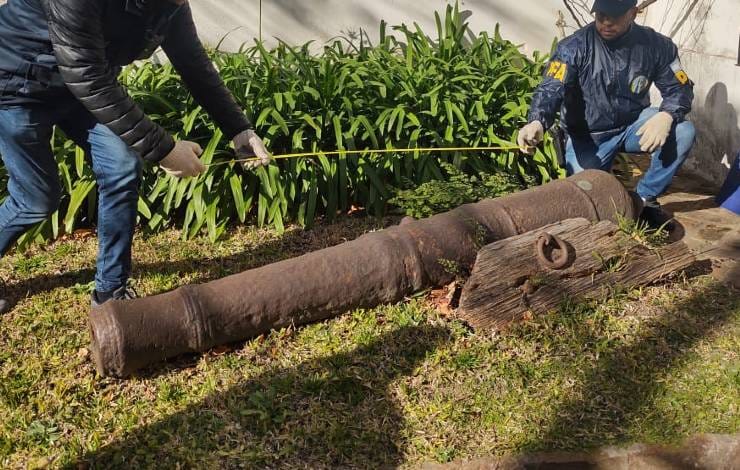 Recuperaron una pieza arqueológica naval que querían vender por internet en San Isidro