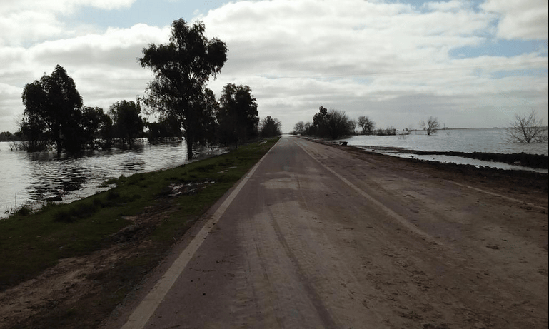 Río Salado: Siguen los inconvenientes en rutas bonaerenses