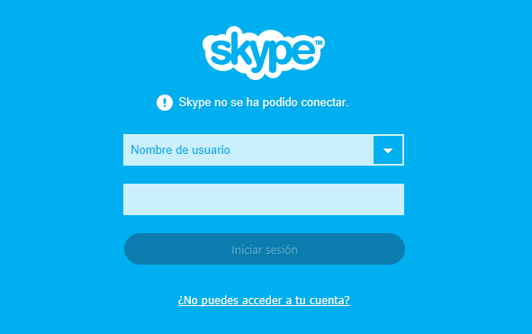 Cayó Skype a nivel mundial
