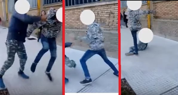 El video viral de adolescentes peleando en Tres Arroyos