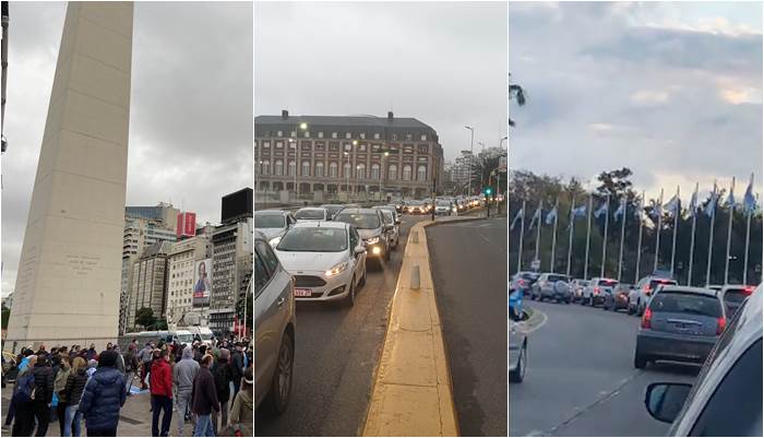 Otra protesta contra la cuarentena: Caravana y bocinazo en algunas ciudades de Provincia