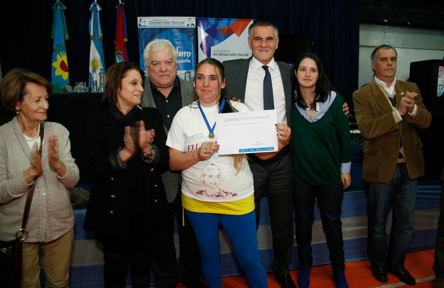 Alicia Kirchner, Castagneto y Carasatorre participaron de acto en Lomas de Zamora
