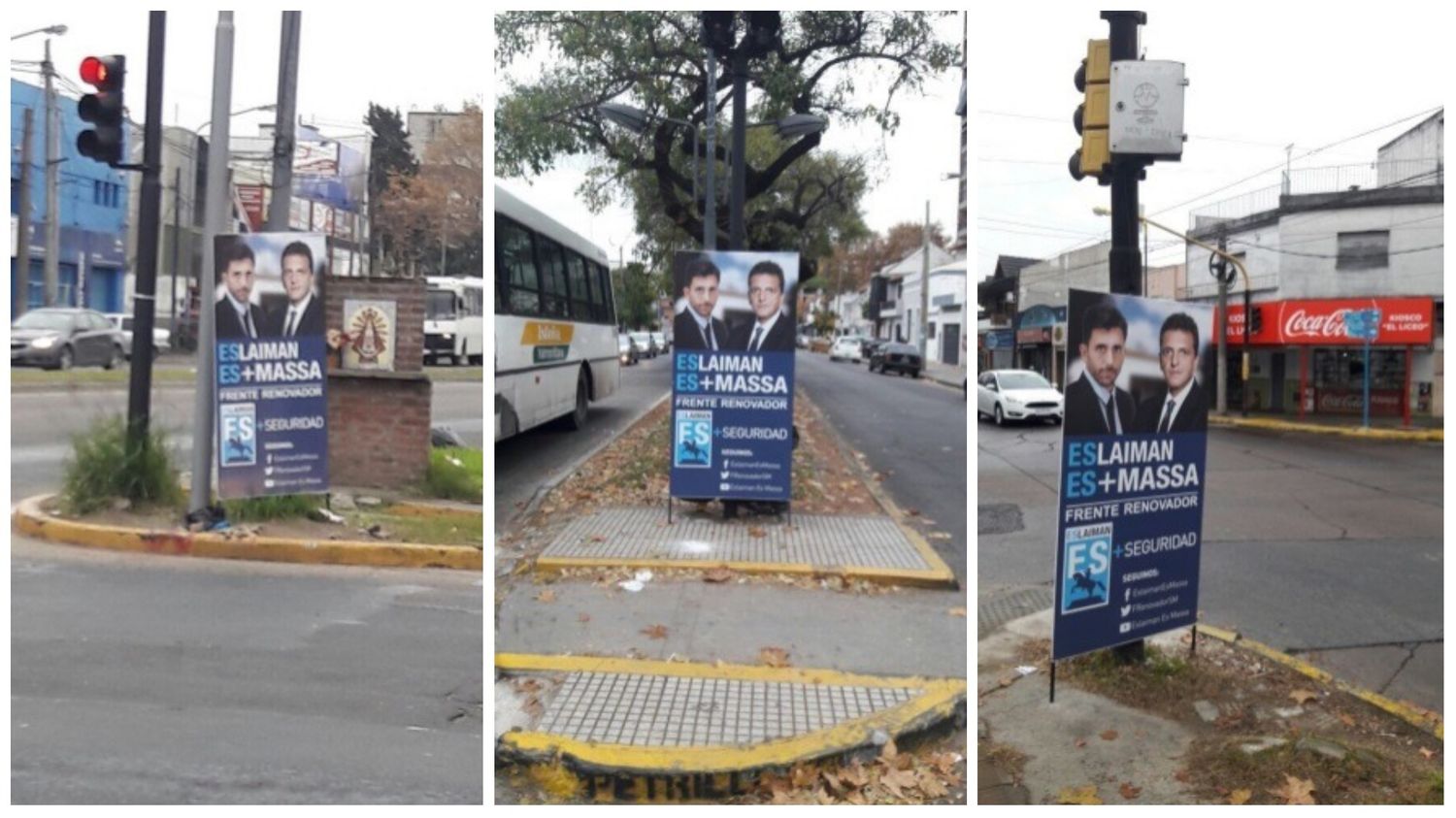 San Martín: Massismo denuncia robo de carteles y apuntan a Katopodis
