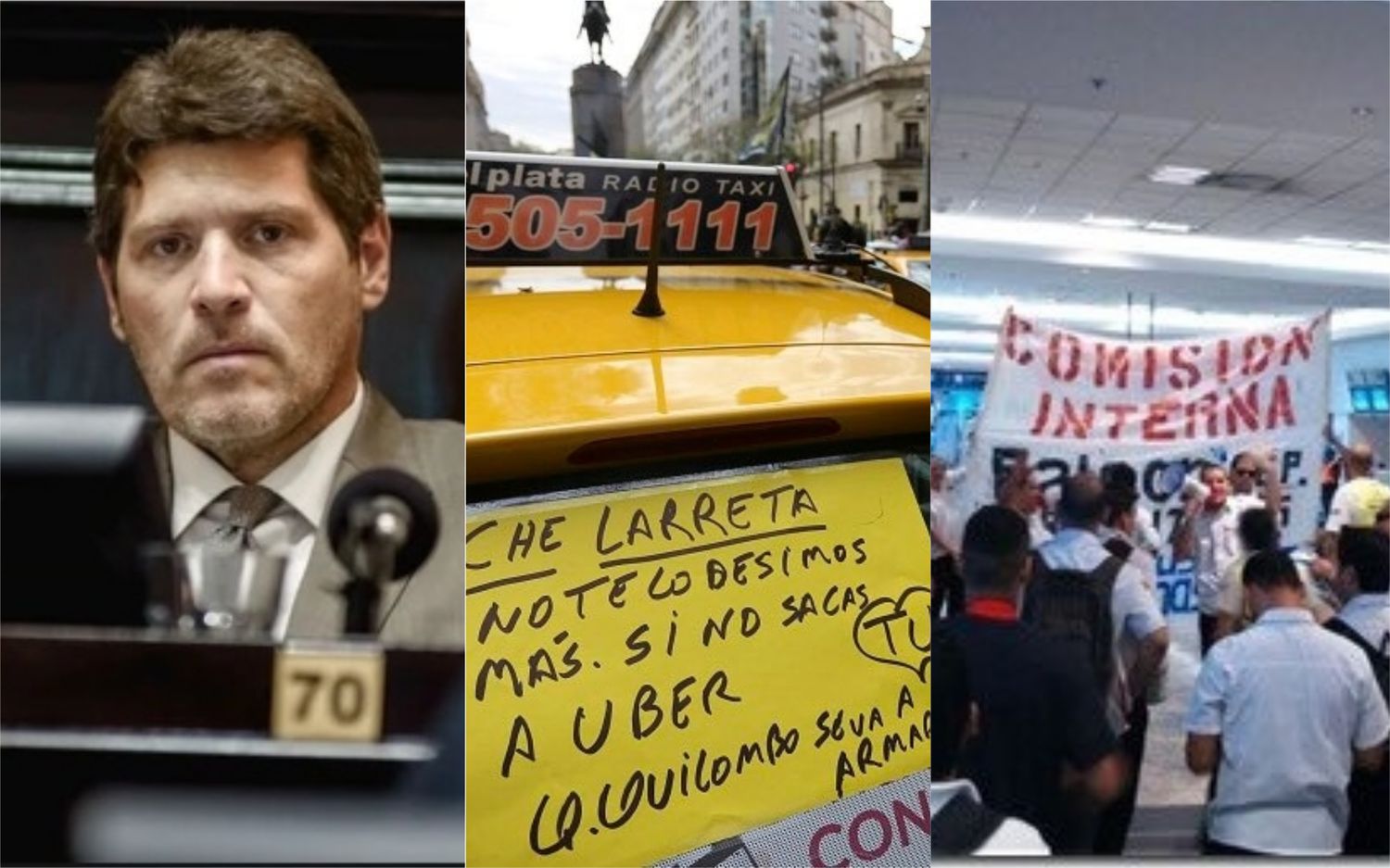 Castello se hartó de las "mafias" que "hacen prohibir Uber y paralizan Aerolíneas Argentinas" 