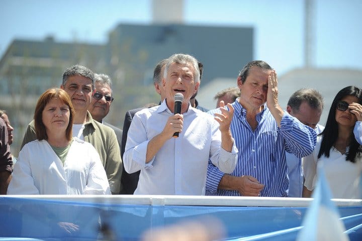 Mauricio Macri en Dolores: "Si creen que con persecución voy a disminuir mi compromiso, están muy equivocados"