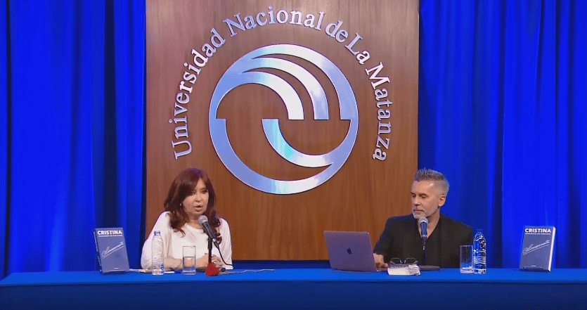 Cristina Kirchner en La Matanza: "La Argentina que viene es una Argentina difícil y compleja"