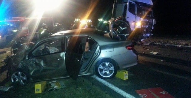 San Antonio de Areco: Un muerto y dos heridos tras choque en Ruta 8