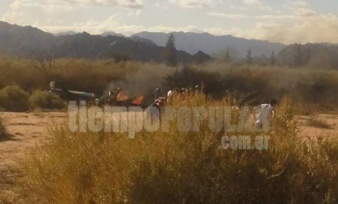 Chocaron dos helicópteros en La Rioja: 10 muertos