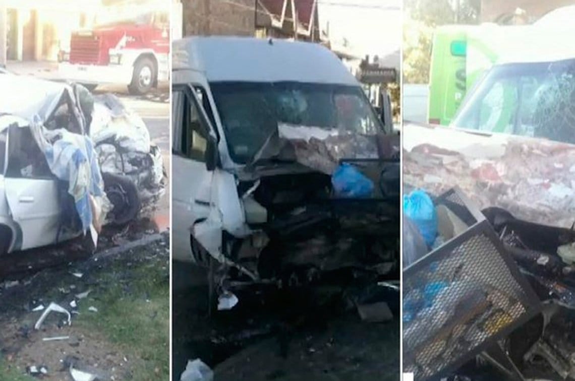 Lanús: Dos muertos y tres heridos graves en accidente de tránsito