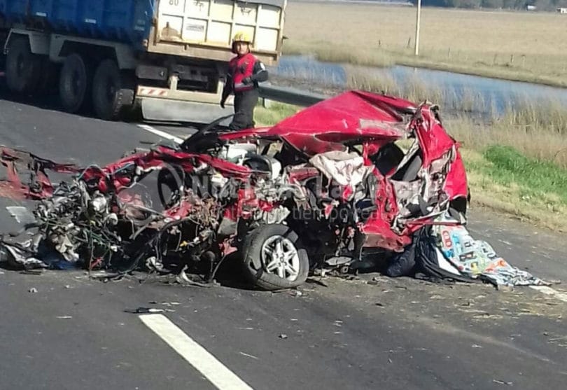 Choque fatal en Ruta 3, altura Gorchs: Cuatro muertos