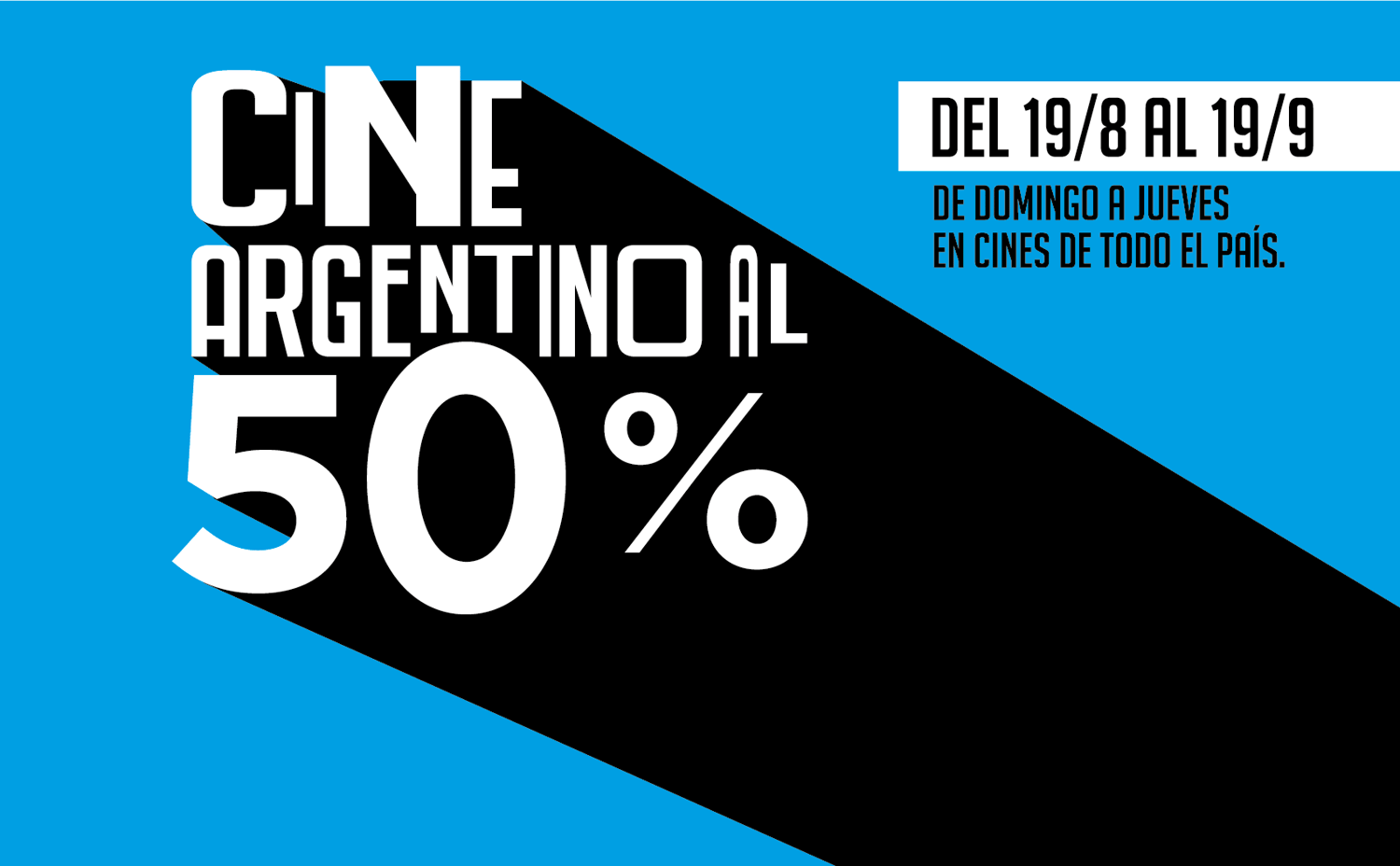 Mes del Cine argentino: De domingo a jueves proyectan películas nacionales al 50%