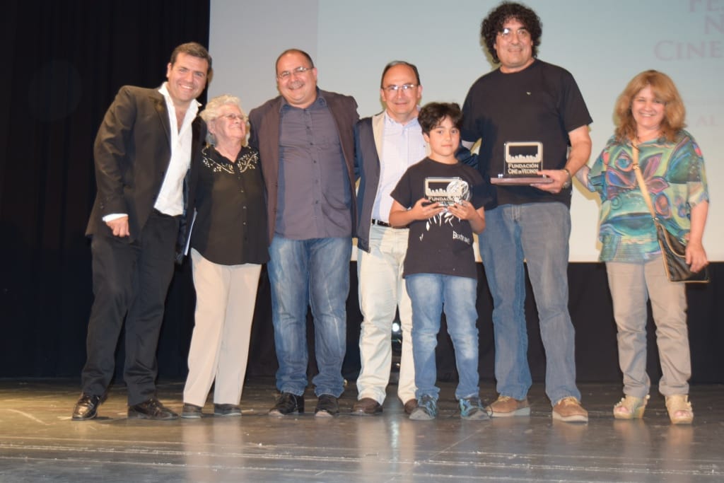 Saladillo: Salomón entregó premios en el Festival de Cine con Vecinos