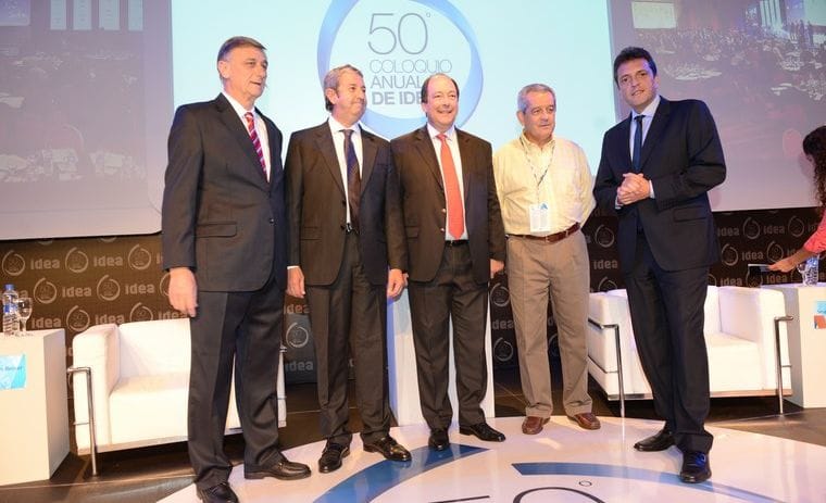 Binner, Sanz, Cobos y Massa cerraron el el 50º Coloquio Anual de Idea