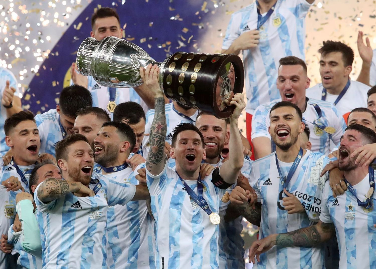 Argentina Campeón: Intendentes y Kicillof festejaron sin grieta el triunfo de la selección