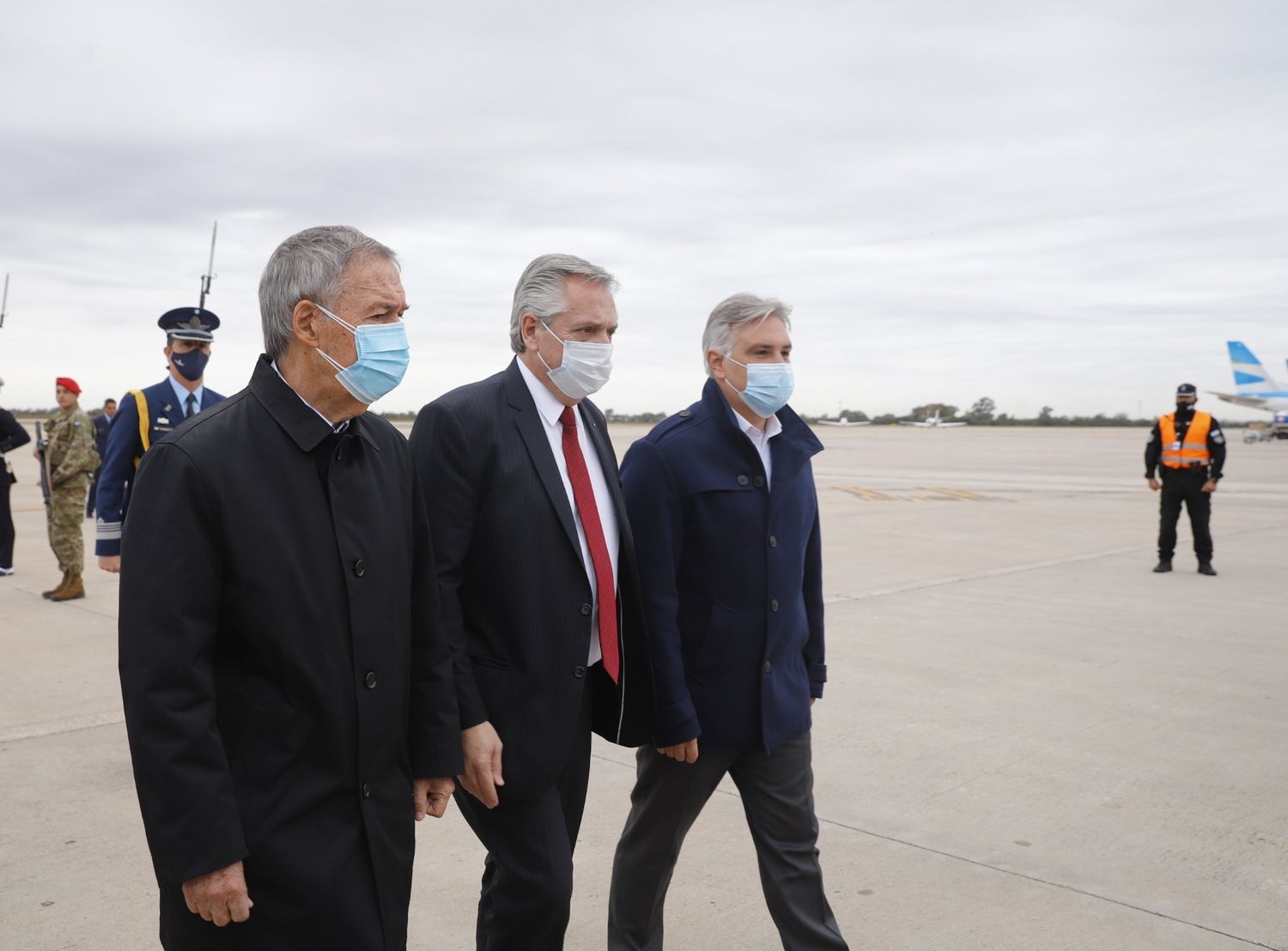 El gobernador de Córdoba recibió a Alberto Fernández y compartieron un acto en Nissan