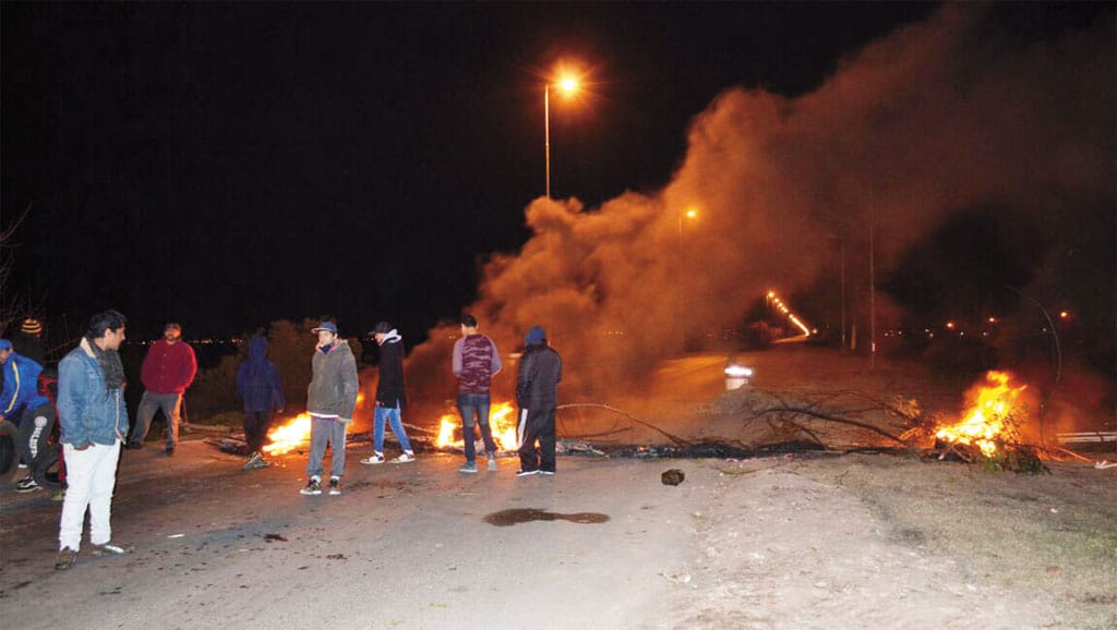Cortes y protestas por falta de luz en algunos barrios de Berisso