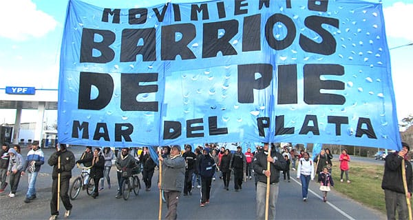 Mar del Plata: "Barrios de pie" marcha por un bono navideño