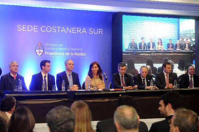 Cristina inauguró la nueva sede del Ministerio de Justicia y Derechos Humanos