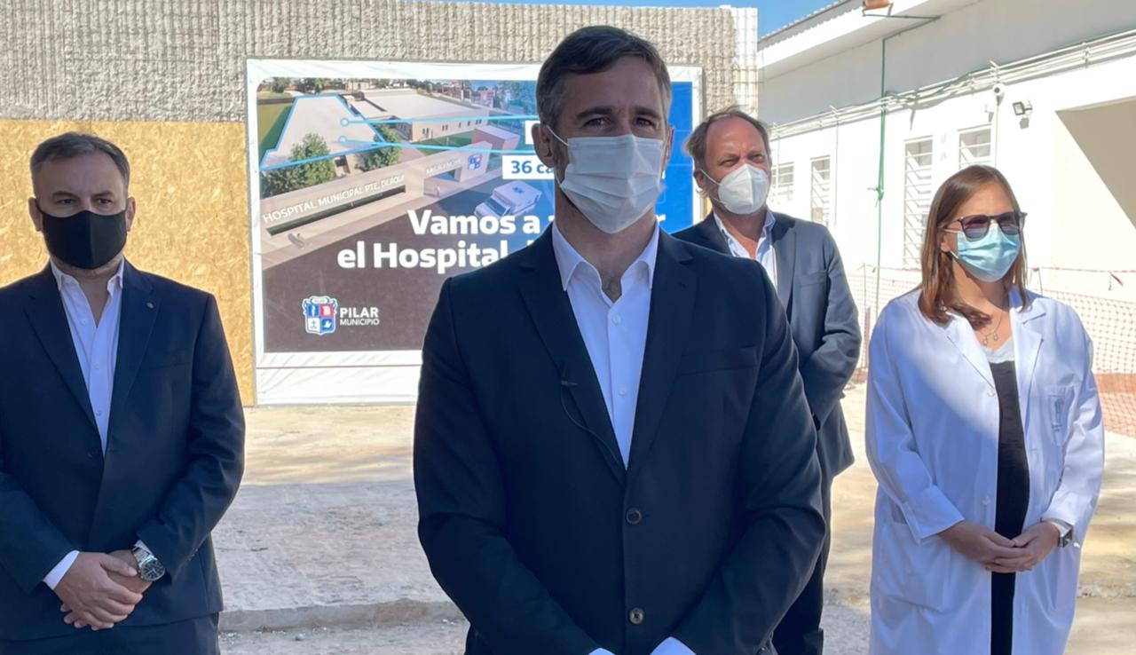 Pilar: Achával compartió la ampliación del Hospital de Derqui con Alberto Fernández y Kicillof