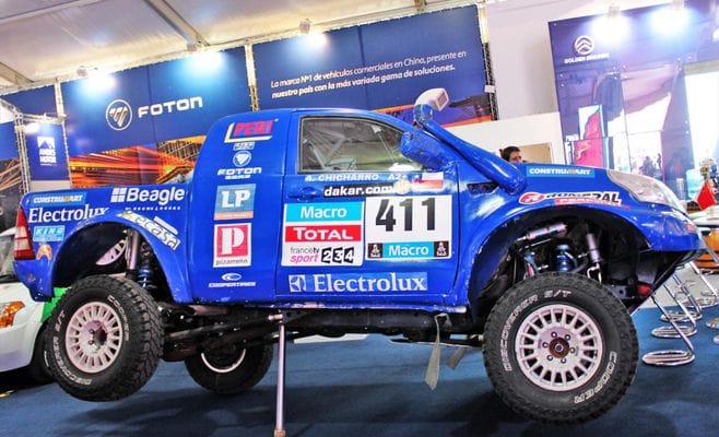 Llegaron a Campana los vehículos que correrán el Dakar 2015