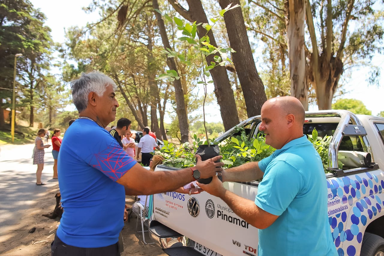 Pinamar: Intendente "desafió" a plantar un árbol a jefes comunales de Juntos por el Cambio y la iniciativa se viralizó