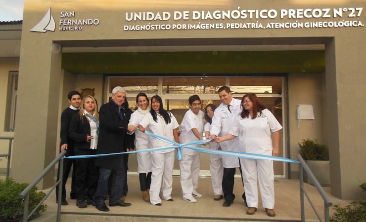 Andreotti inauguró la Unidad de Diagnóstico Precoz Nº 27 en San Fernando