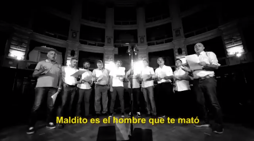 Video: Diputados bonaerenses y "Los Rancheros" cantan contra la violencia de género