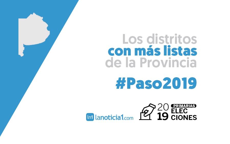 Elecciones PASO 2019: Cuáles son los distritos con más listas