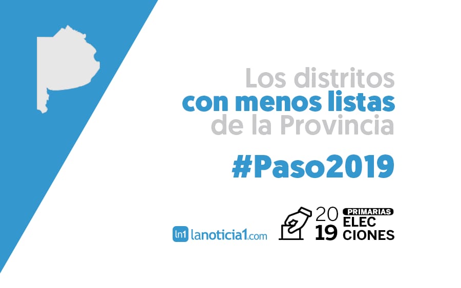 Elecciones PASO 2019: Cuáles son los distritos con menos listas