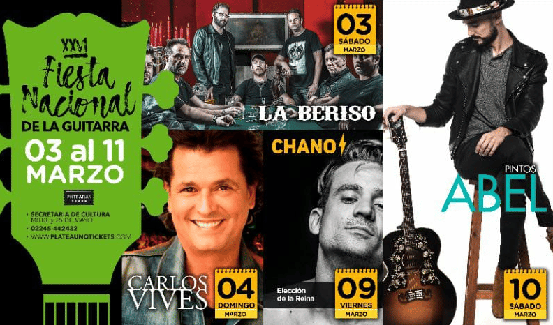 Comienza la Fiesta Nacional de la Guitarra 2018 en Dolores