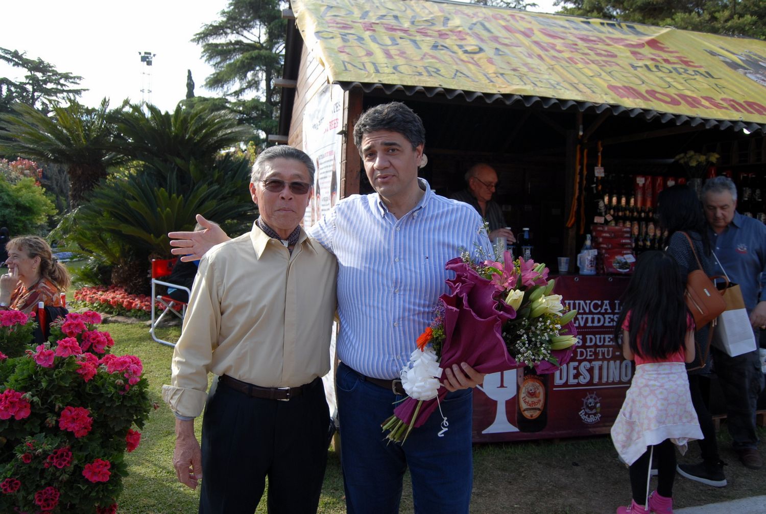 Jorge Macri participó de la Fiesta de la Flor en Escobar