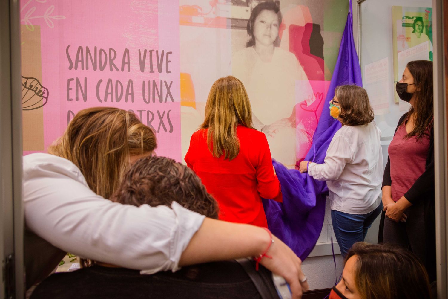 Inauguraron un mural en memoria de Sandra Ayala Gamboa al cumplirse 15 años de su femicidio en La Plata