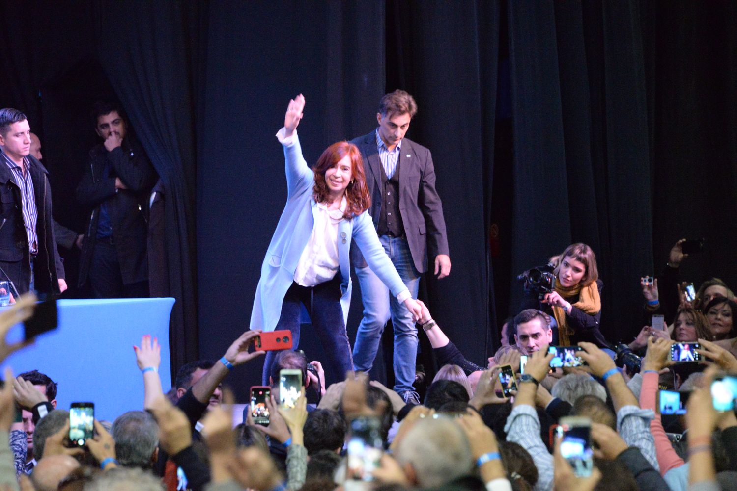 Galería de fotos: Una multitud acompañó a Cristina Kirchner en Rosario