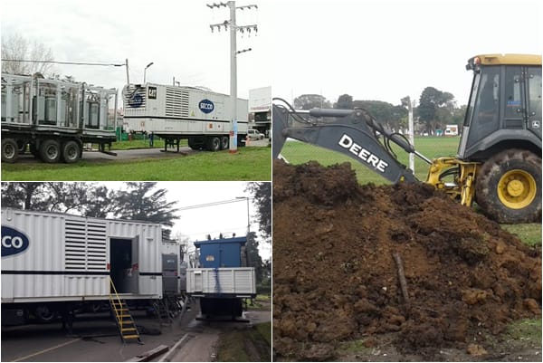 Apagón en varias zonas de La Plata: Mientras arreglan el desperfecto, instalan generadores