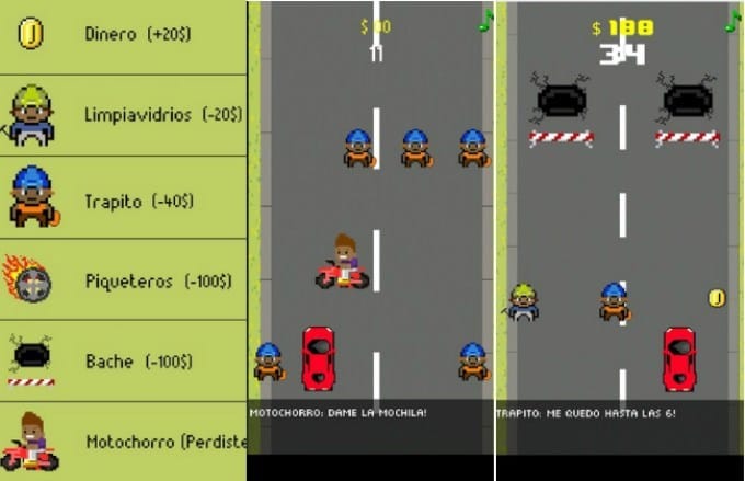 "Eh Amego!", el videojuego para esquivar motochorros y trapitos