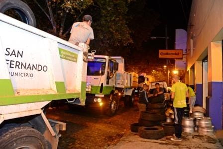 San Fernando: Desbarataron una banda de roba ruedas