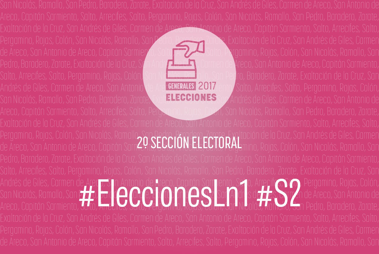 Elecciones Generales 2017: La Segunda Sección elige senadores, concejales y consejeros escolares