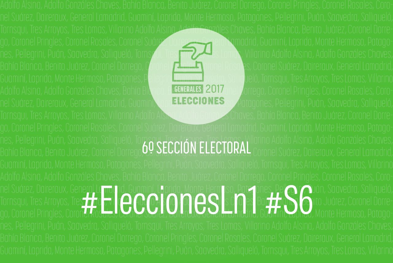 Elecciones Generales 2017: La Sexta sección elige diputados, concejales y consejeros escolares