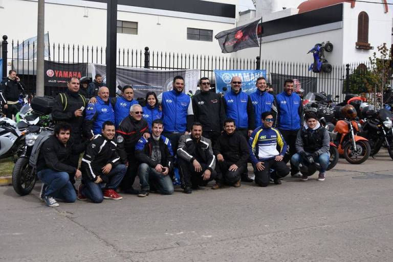 Más de 200 motoqueros de Yamaha se reunieron en Arrecifes