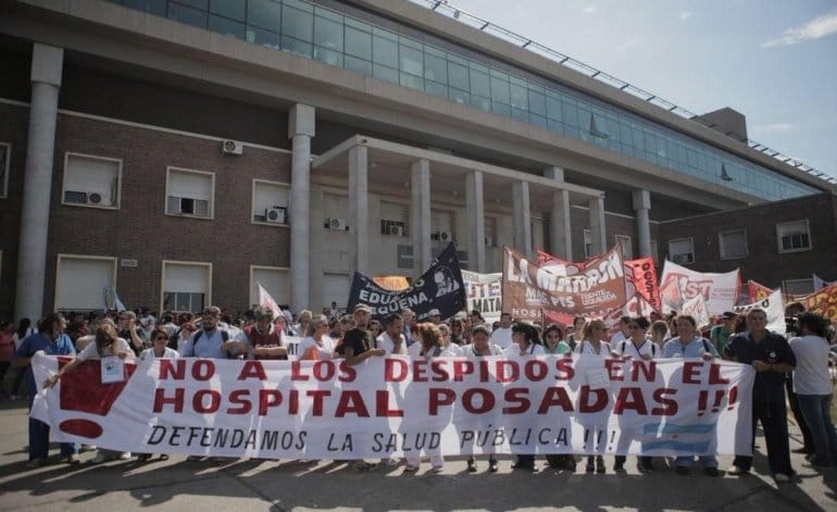 Denuncian que descontaron el 80% del sueldo a enfermeros del Hospital Posadas