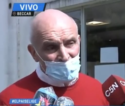 Votó Espert en San Isidro: “Faltan boletas en La Matanza, Tres de Febrero, Merlo y Vicente López”, afirmó
