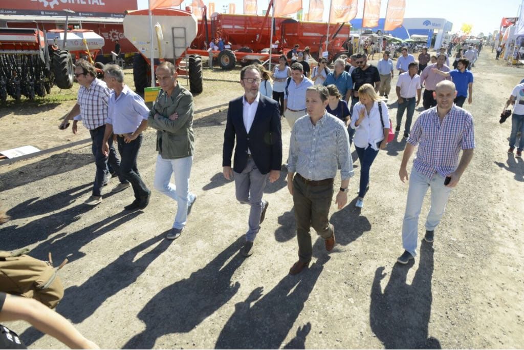 Intendentes del PJ bonaerense recorrieron Expoagro con miras a la "reconciliación" con el campo