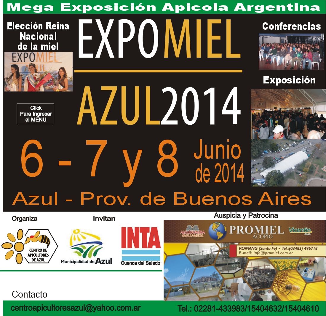 Azul: Comienza la Expo Miel 2014