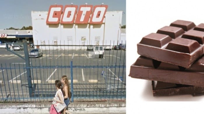 Esteban Echeverría: La encontraron robando chocolates en el supermercado