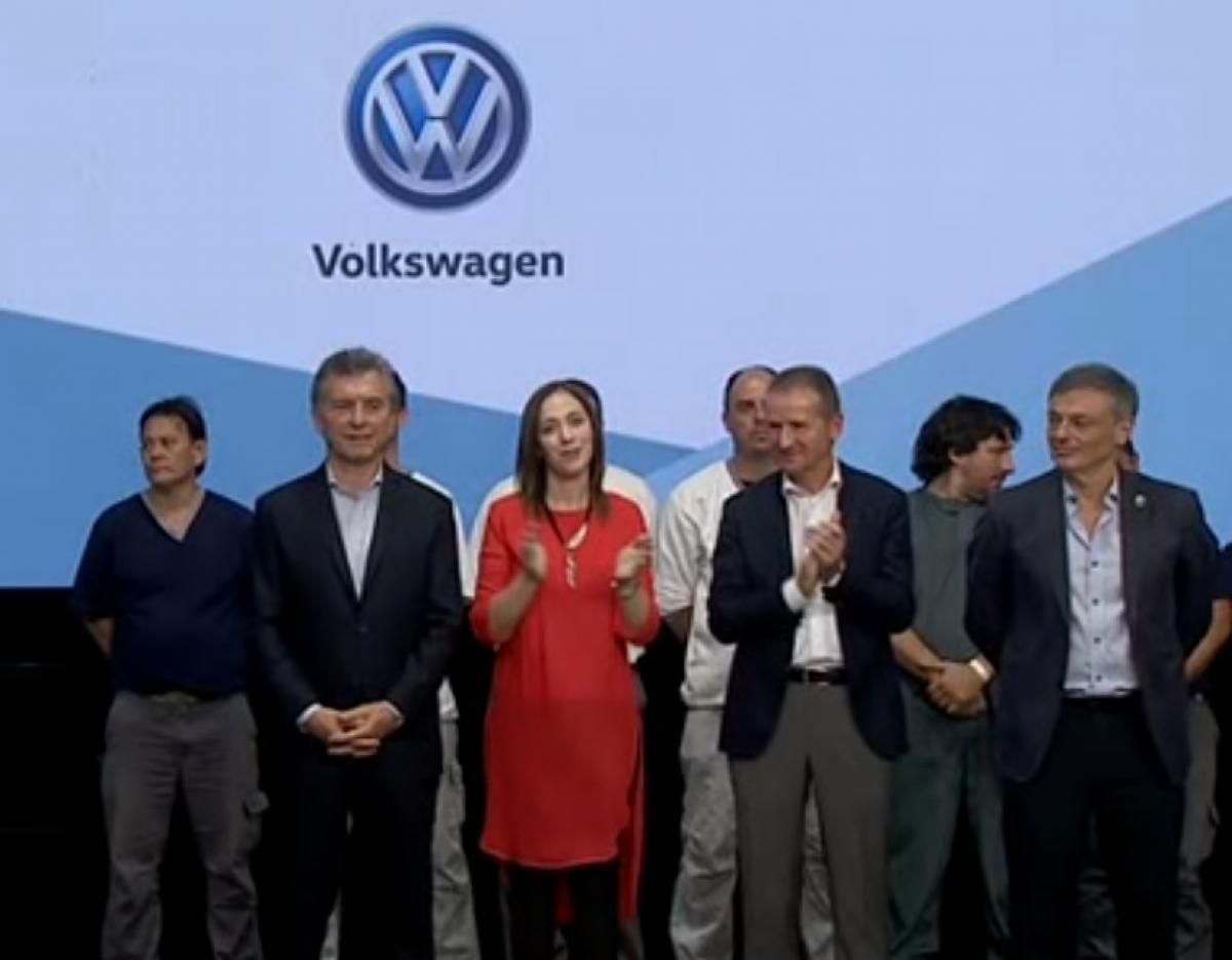 Macri y Vidal anunciaron inversión de US$ 650 millones en Volkswagen 