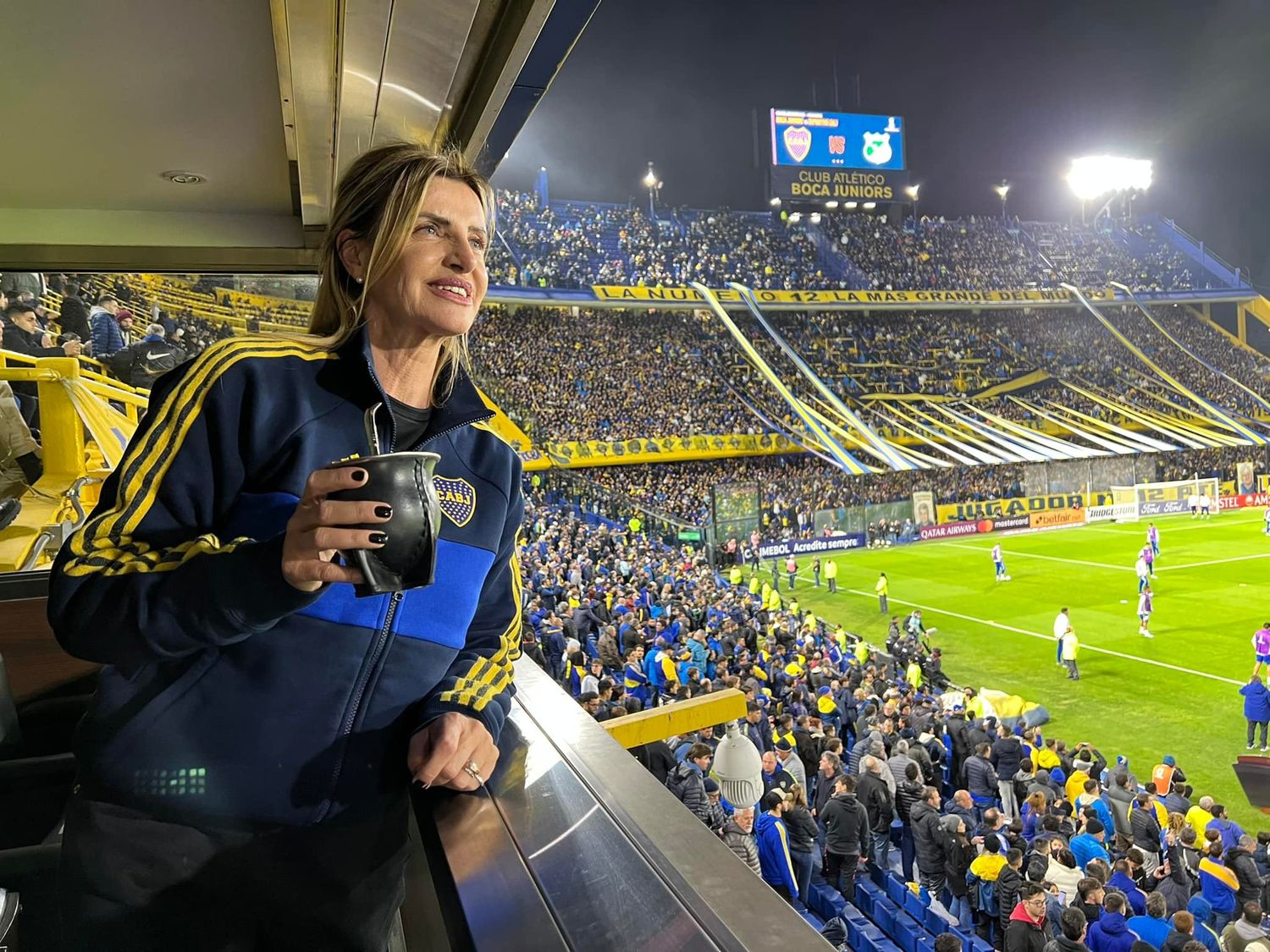 Quién es la intendenta bonaerense que vibró con la victoria de Boca en la Copa Libertadores