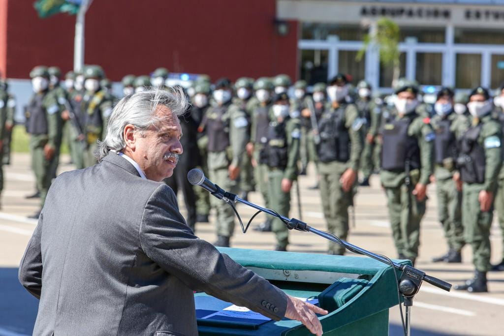 Fernández en La Matanza: “Triplicamos el número de gendarmes en el distrito más populoso de la Provincia”